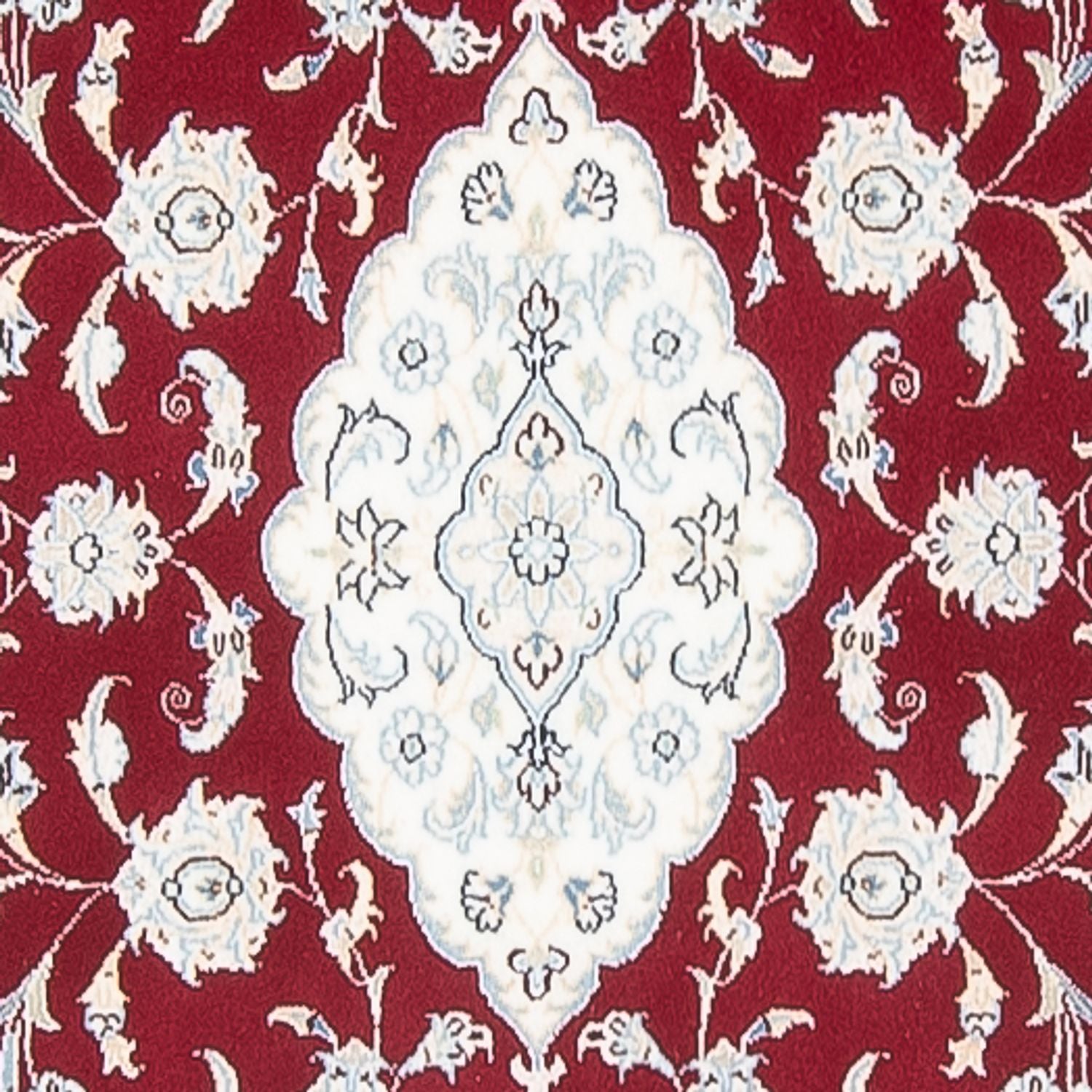Løber Persisk tæppe - Nain - Premium - 350 x 86 cm - rød