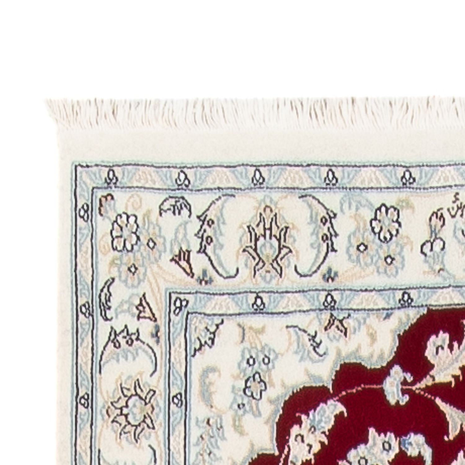 Løber Persisk tæppe - Nain - Premium - 350 x 86 cm - rød
