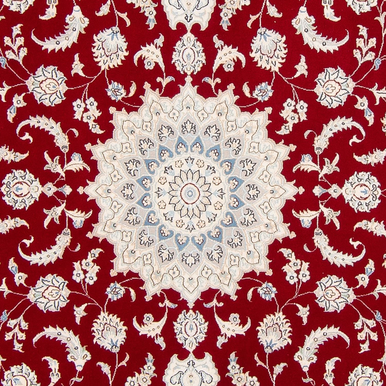 Persisk tæppe - Nain - 237 x 168 cm - rød
