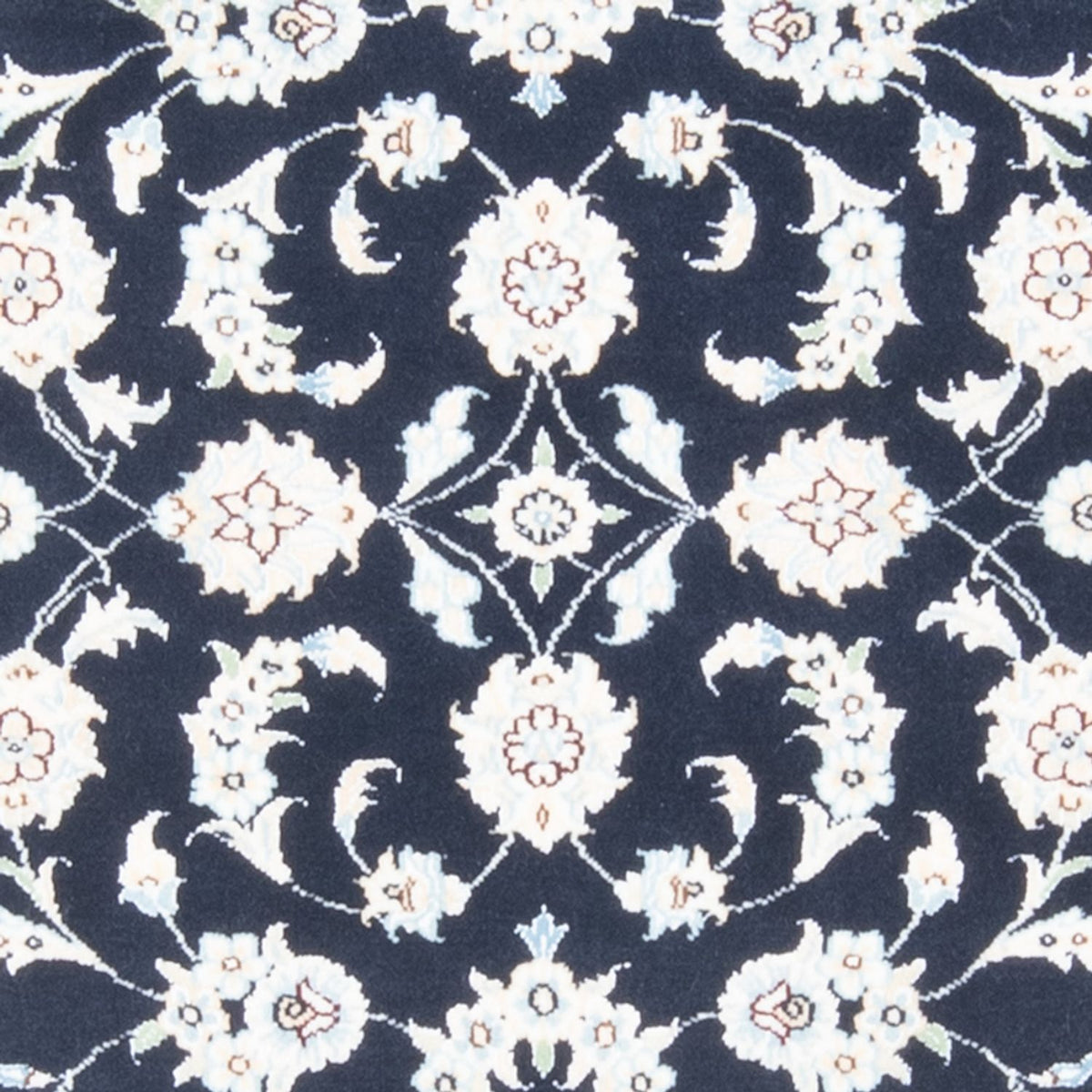 Løber Persisk tæppe - Nain - Royal - 194 x 82 cm - mørkeblå