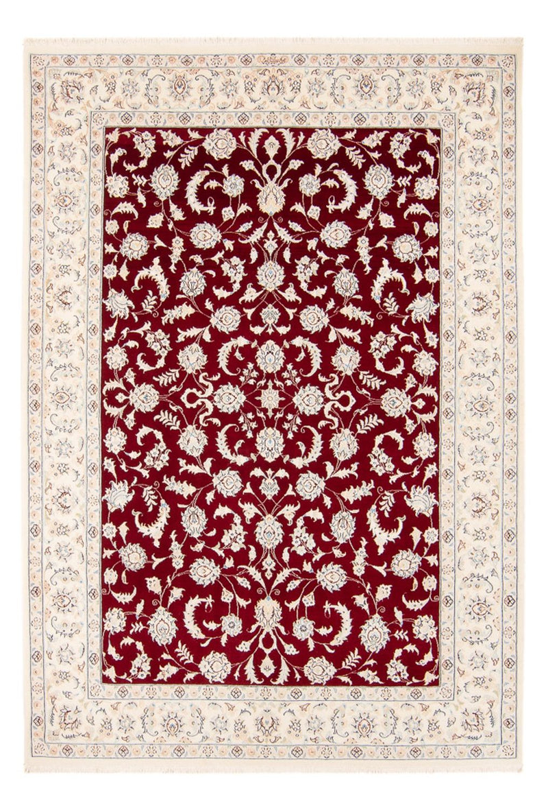 Persisk tæppe - Nain - 234 x 167 cm - rød