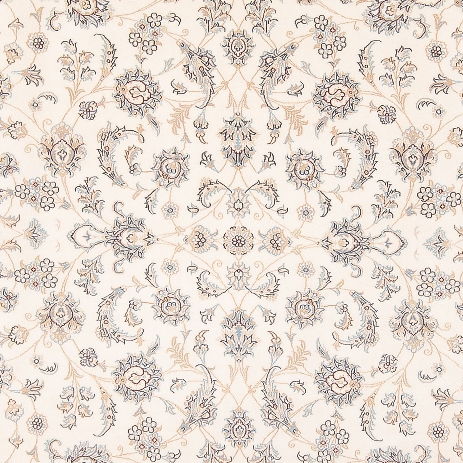 Persisk tæppe - Nain - Premium - 298 x 248 cm - creme