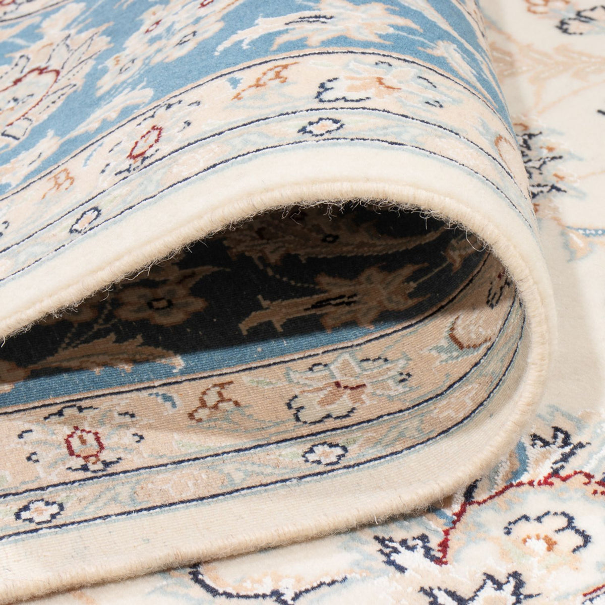 Persisk tæppe - Nain - Premium - 298 x 248 cm - creme