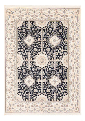 Persisk tæppe - Nain - 233 x 170 cm - mørkeblå