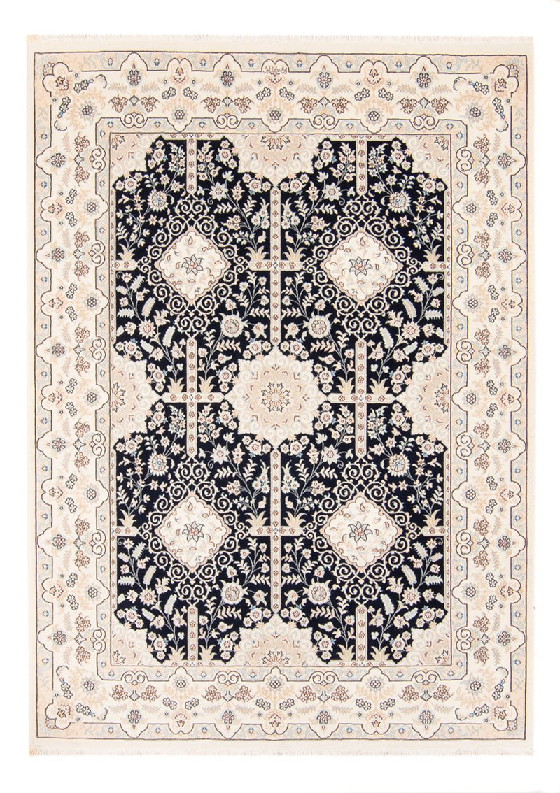 Persisk tæppe - Nain - 233 x 170 cm - mørkeblå