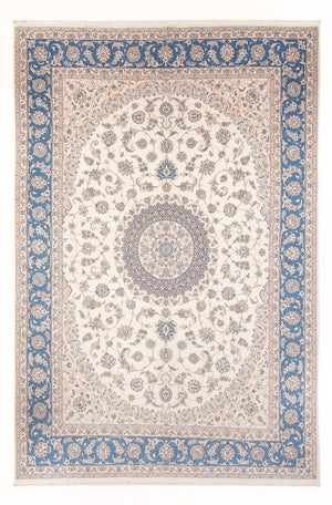 Persisk tæppe - Nain - Premium - 353 x 248 cm - creme