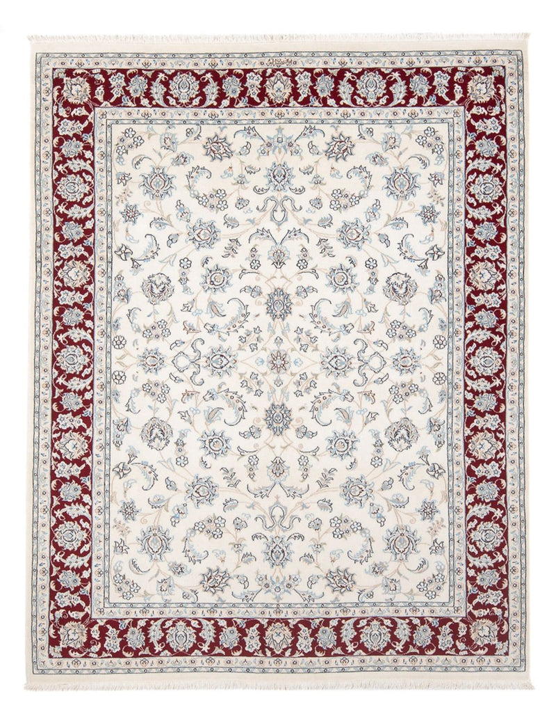 Persisk tæppe - Nain - Premium - 198 x 150 cm - creme