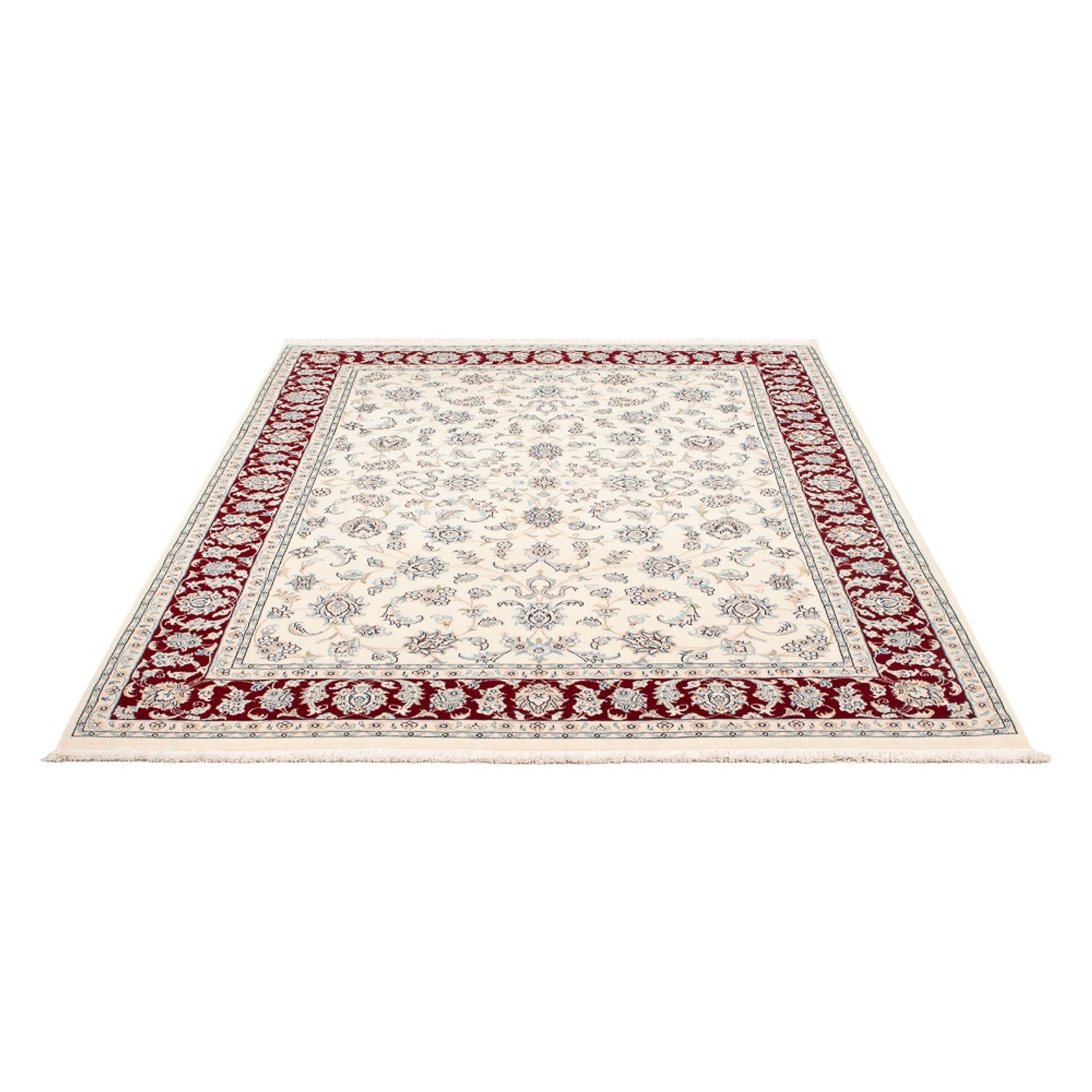Persisk tæppe - Nain - Premium - 198 x 150 cm - creme