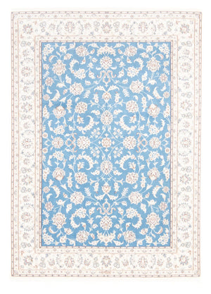 Persisk tæppe - Nain - Royal - 202 x 148 cm - lyseblå