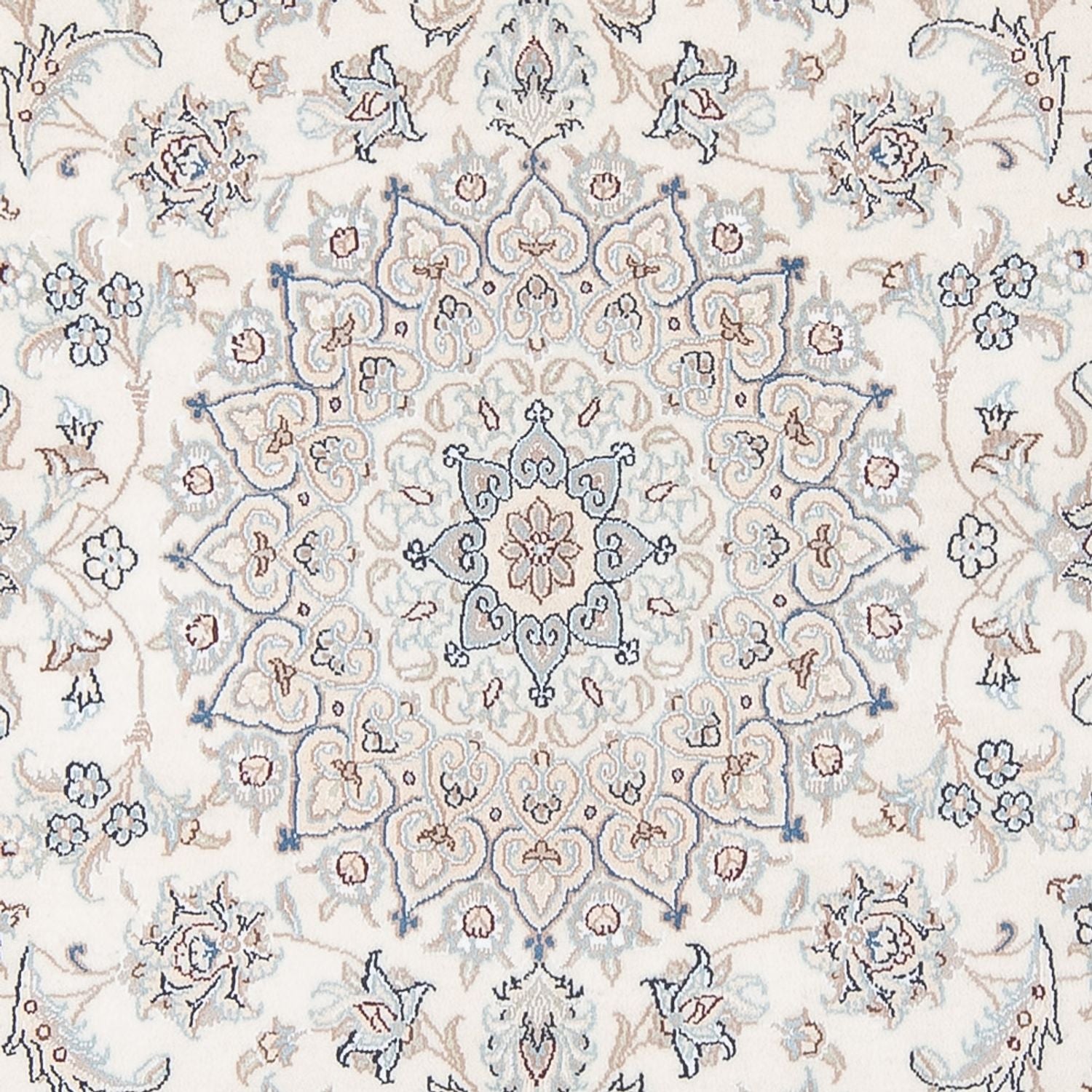 Persisk tæppe - Nain - Premium - 206 x 150 cm - creme