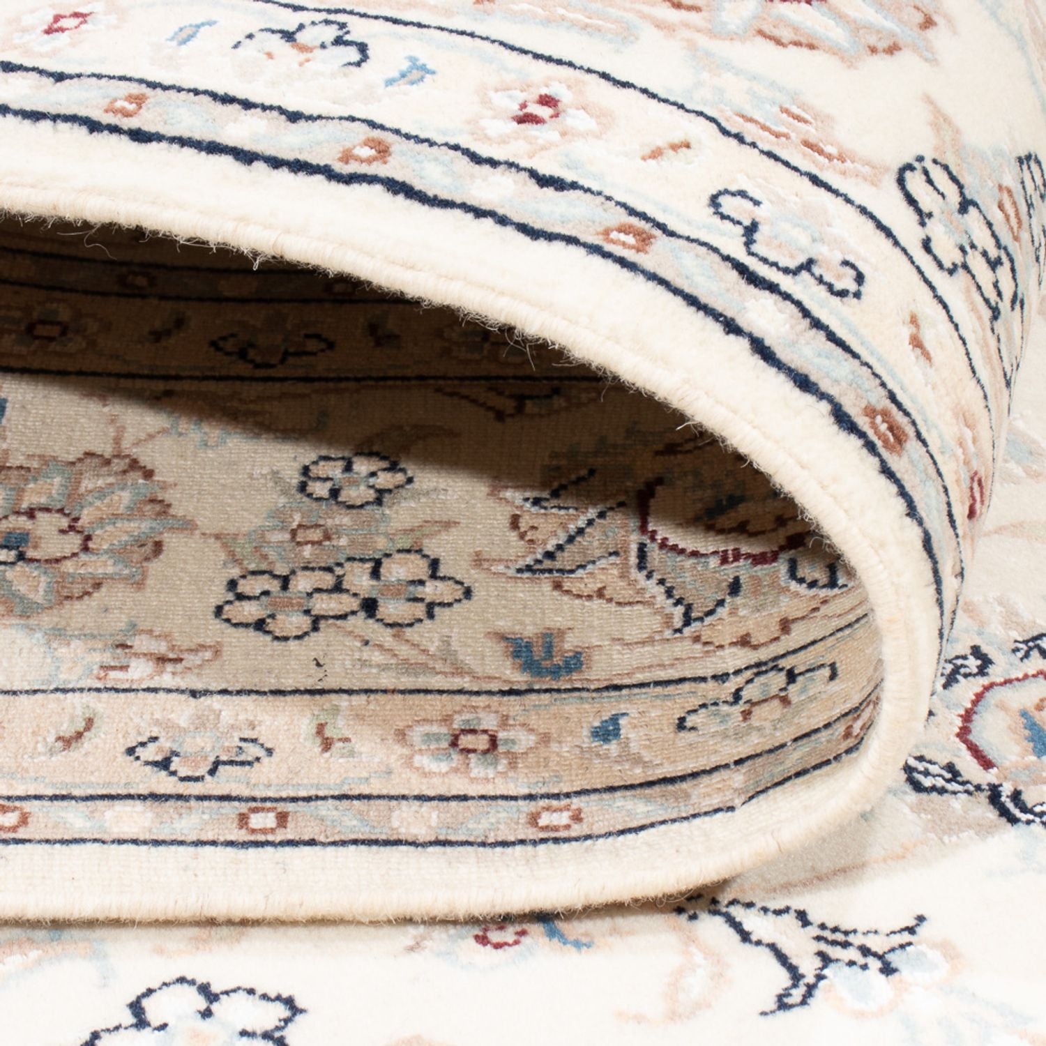 Persisk tæppe - Nain - Premium - 206 x 150 cm - creme