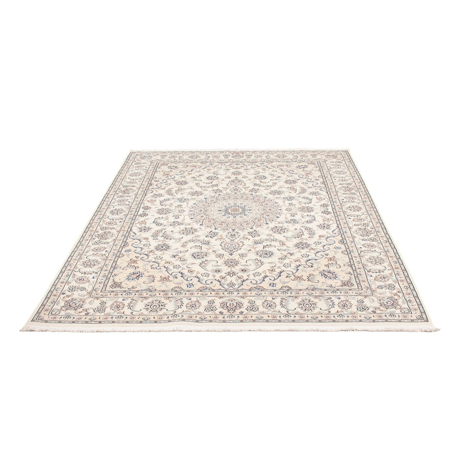 Persisk tæppe - Nain - Premium - 206 x 150 cm - creme