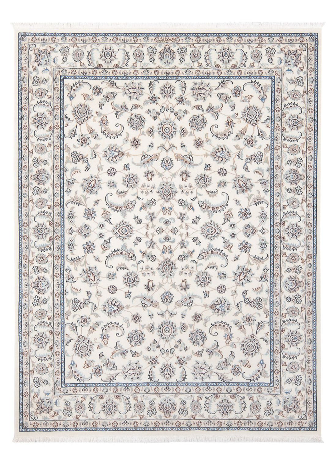 Persisk tæppe - Nain - Premium - 197 x 148 cm - creme