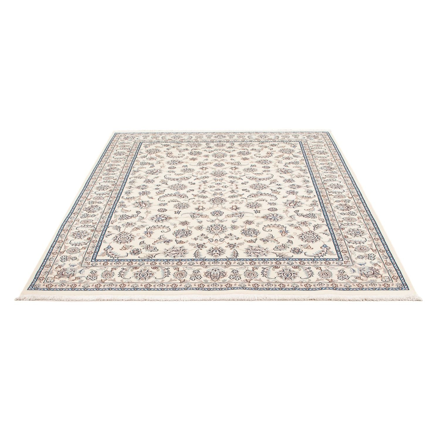 Persisk tæppe - Nain - Premium - 197 x 148 cm - creme