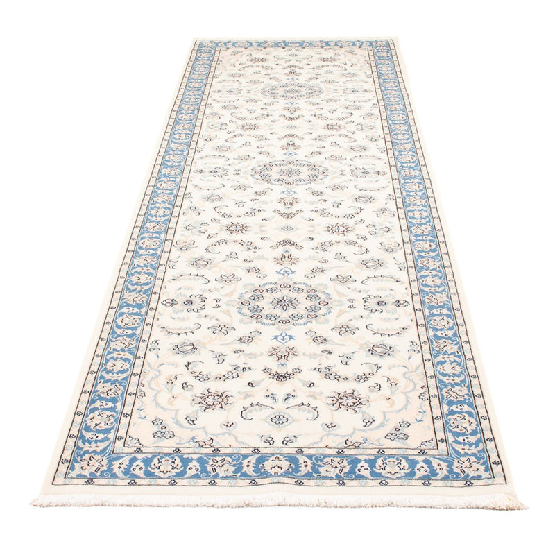Løber Persisk tæppe - Nain - Premium - 290 x 82 cm - creme