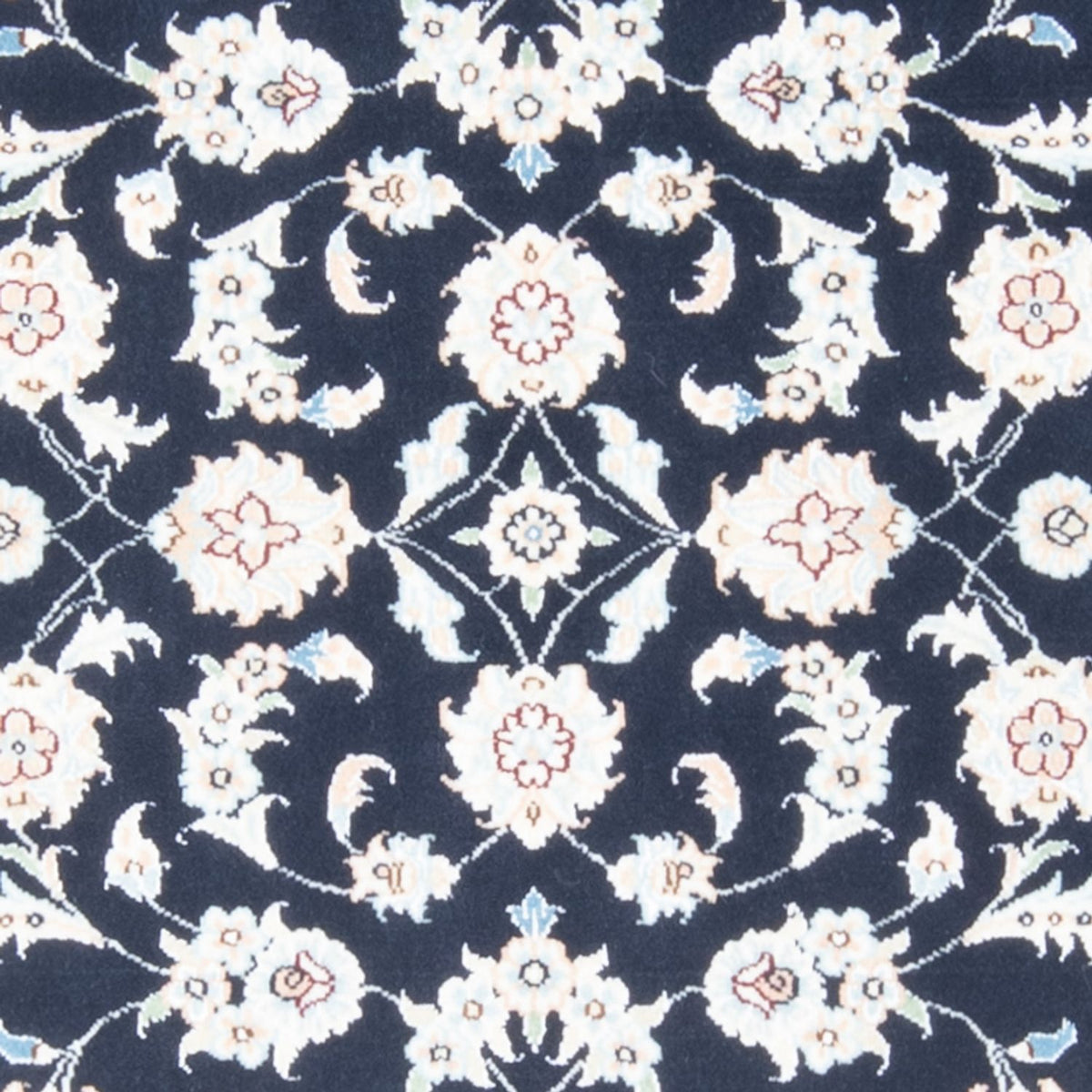 Løber Persisk tæppe - Nain - Royal - 197 x 80 cm - mørkeblå