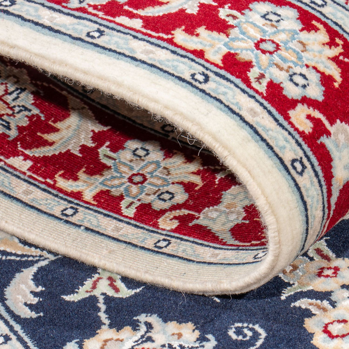 Løber Persisk tæppe - Nain - Premium - 250 x 78 cm - mørkeblå