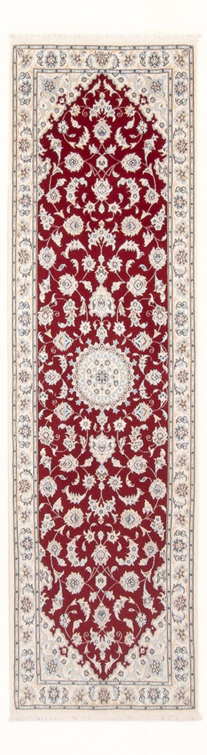 Løber Persisk tæppe - Nain - Premium - 248 x 80 cm - rød