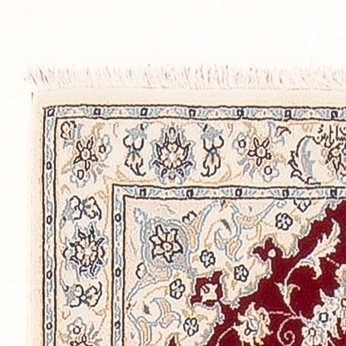 Løber Persisk tæppe - Nain - Premium - 248 x 80 cm - rød