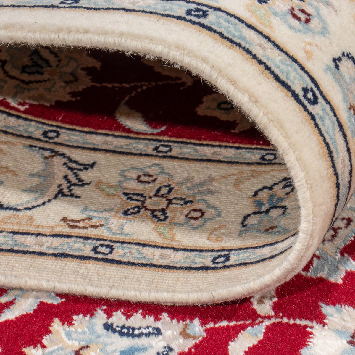 Løber Persisk tæppe - Nain - Premium - 248 x 80 cm - rød