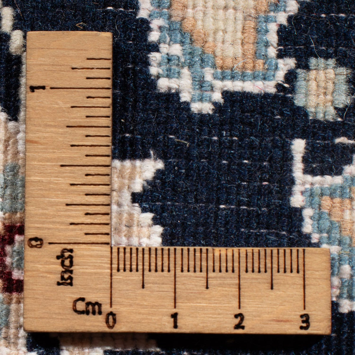 Løber Persisk tæppe - Nain - Premium - 250 x 80 cm - mørkeblå