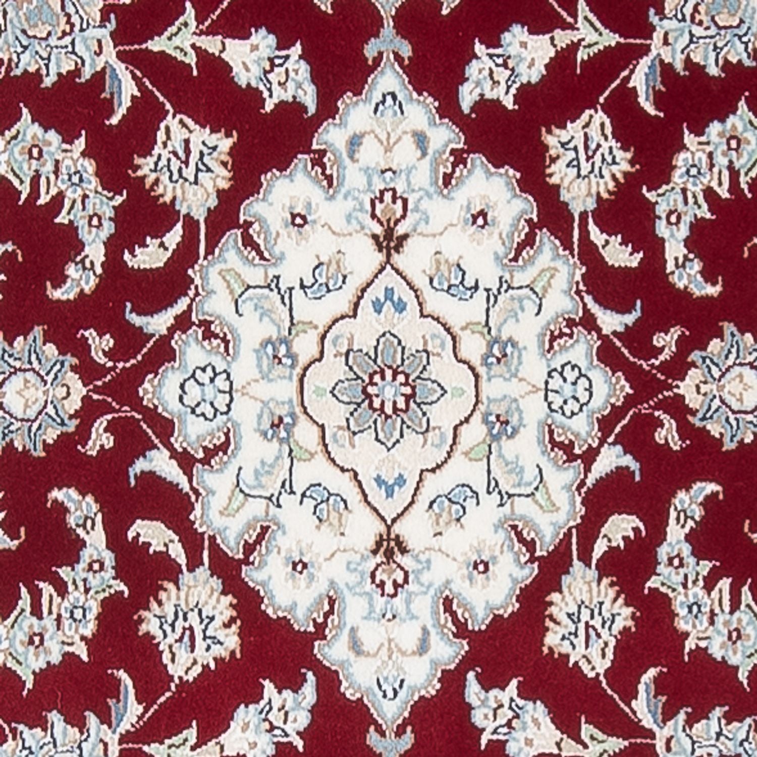 Løber Persisk tæppe - Nain - Premium - 298 x 80 cm - rød