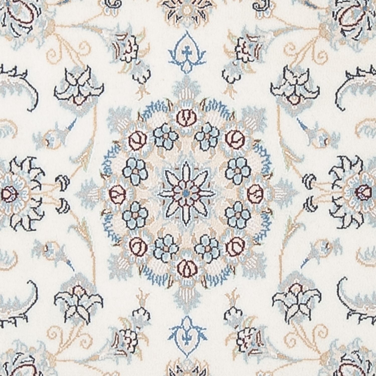 Løber Persisk tæppe - Nain - Premium - 305 x 82 cm - creme