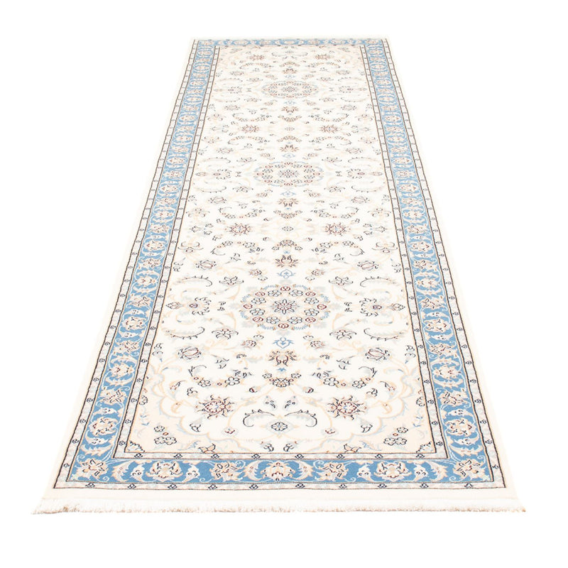 Løber Persisk tæppe - Nain - Premium - 305 x 82 cm - creme
