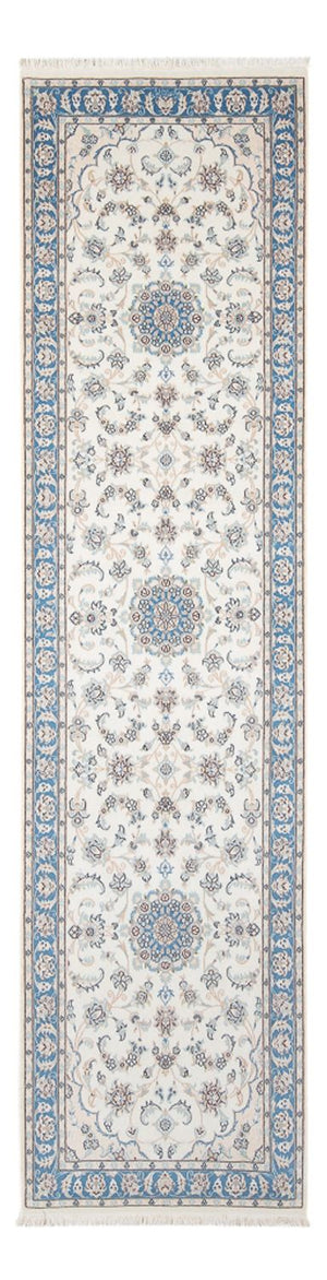 Løber Persisk tæppe - Nain - Premium - 288 x 80 cm - creme
