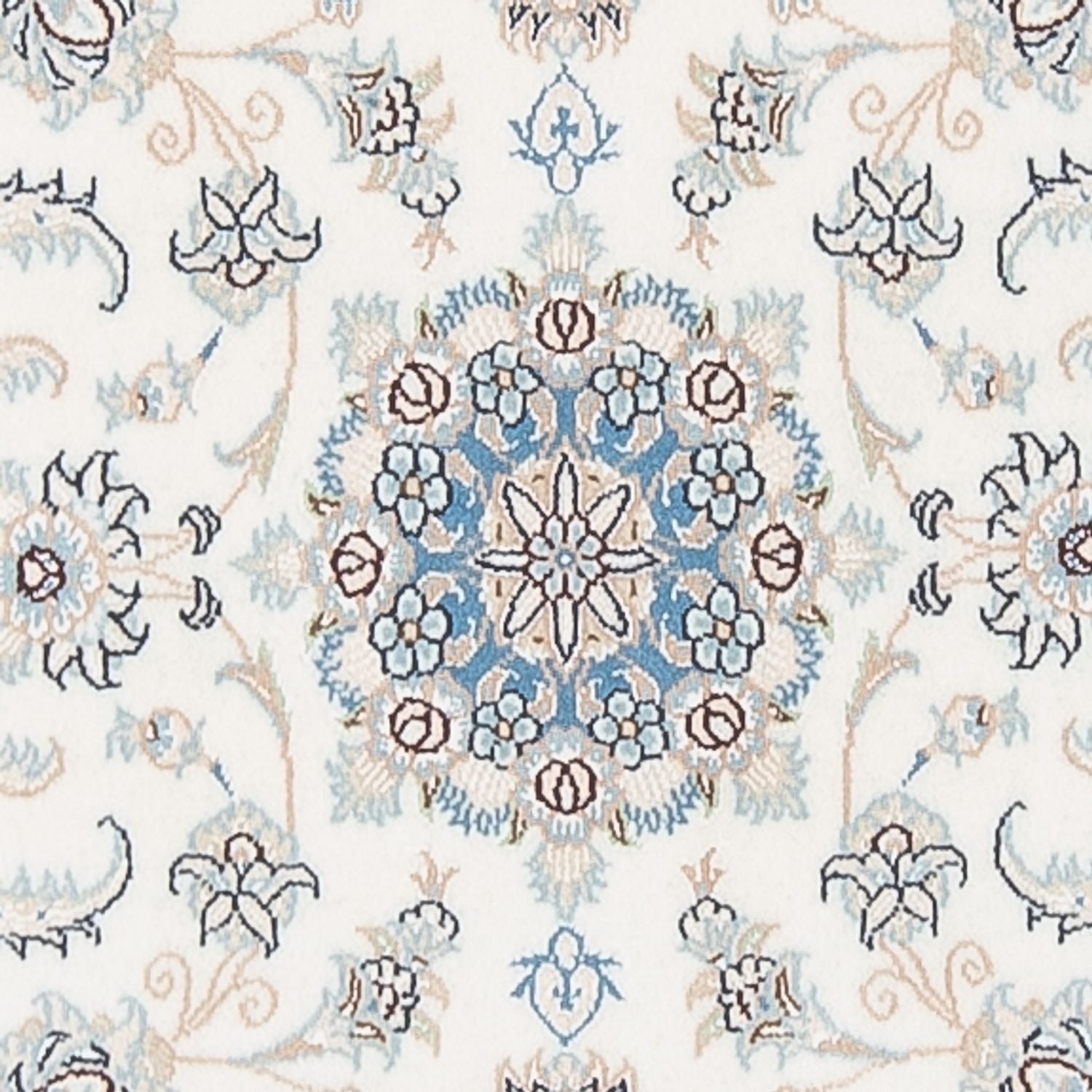 Løber Persisk tæppe - Nain - Premium - 288 x 80 cm - creme