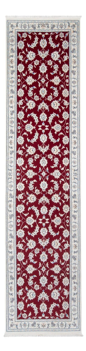 Løber Persisk tæppe - Nain - Premium - 300 x 81 cm - rød