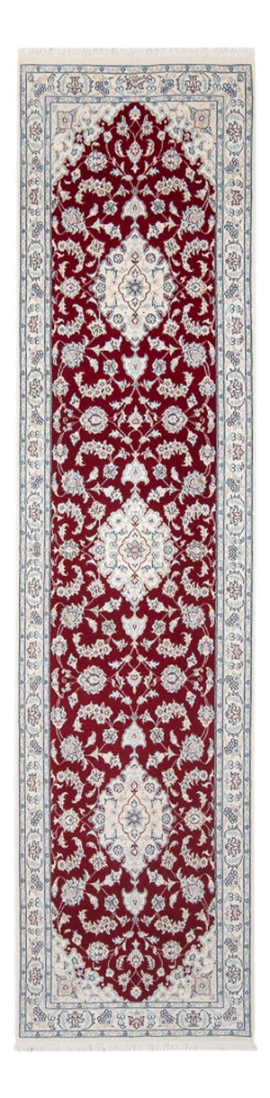 Løber Persisk tæppe - Nain - Premium - 300 x 82 cm - rød