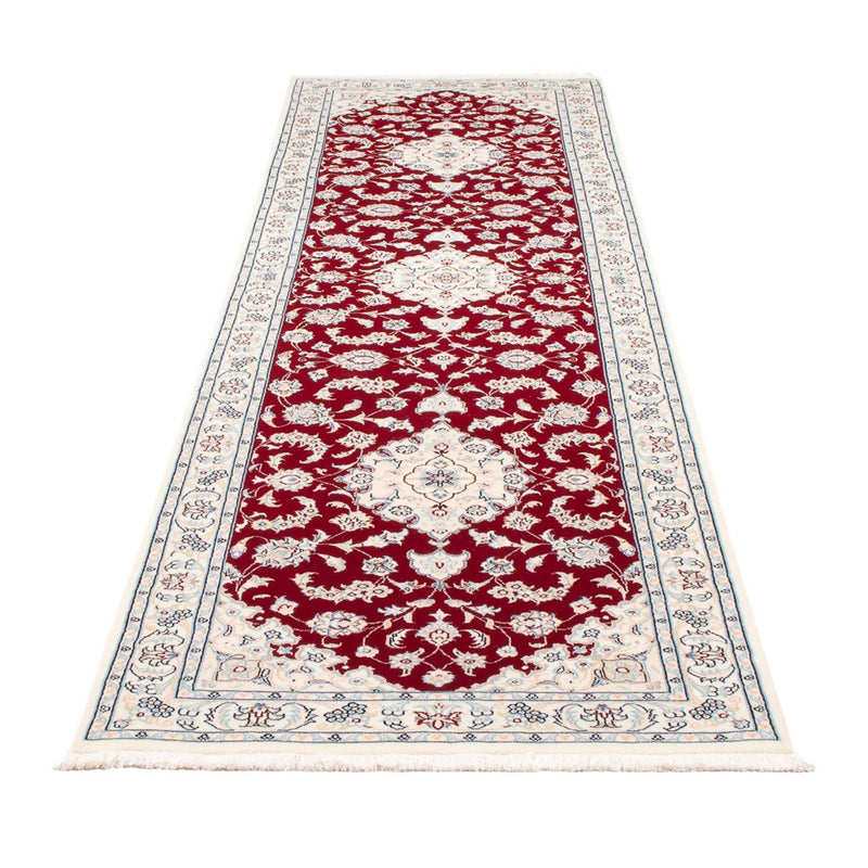 Løber Persisk tæppe - Nain - Premium - 300 x 82 cm - rød