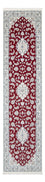 Løber Persisk tæppe - Nain - Premium - 290 x 80 cm - rød