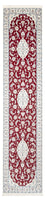 Løber Persisk tæppe - Nain - Premium - 346 x 84 cm - rød