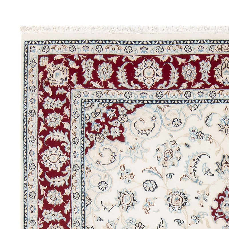 Persisk tæppe - Nain - Premium - 193 x 150 cm - creme