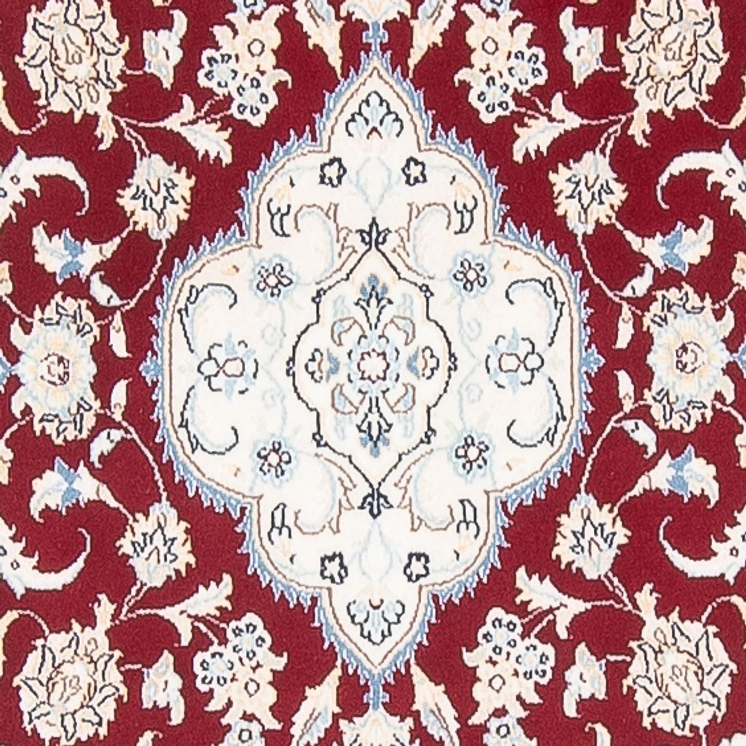 Løber Persisk tæppe - Nain - Premium - 382 x 89 cm - rød