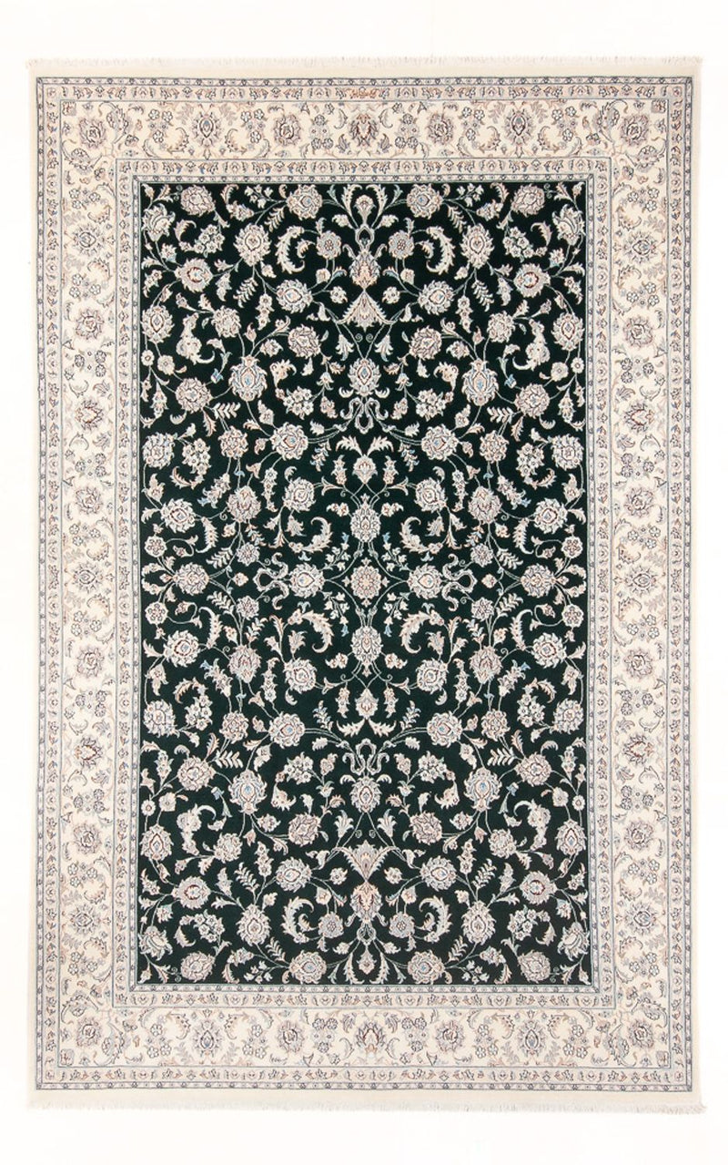 Persisk tæppe - Nain - Premium - 297 x 197 cm - grøn