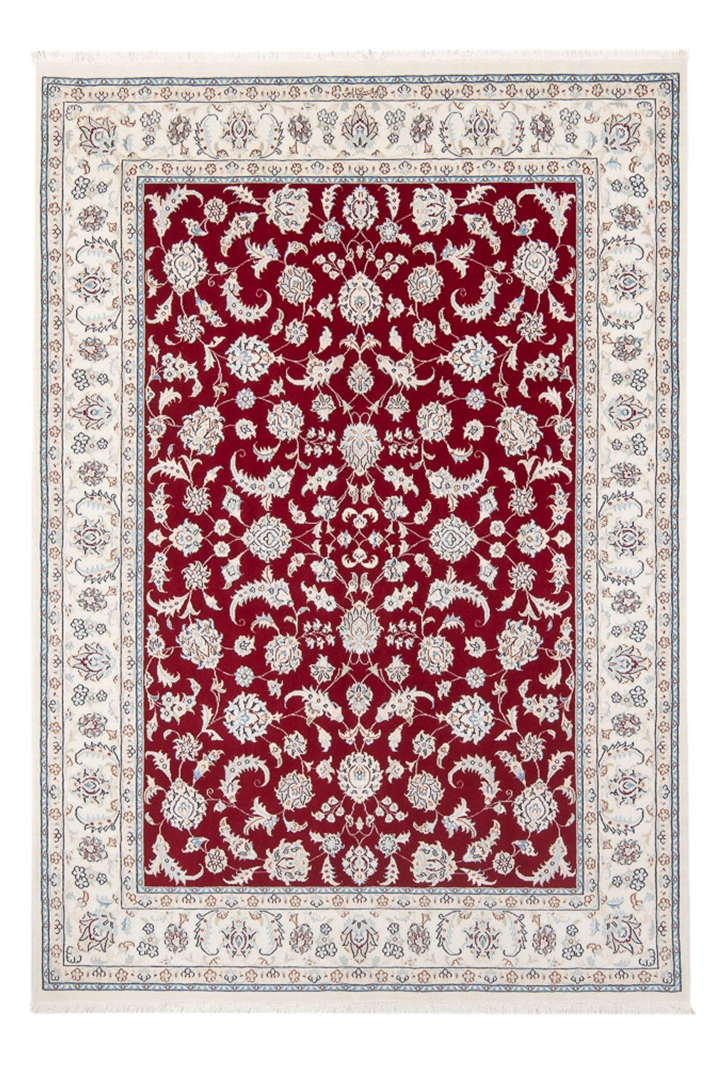Persisk tæppe - Nain - Premium - 203 x 148 cm - rød