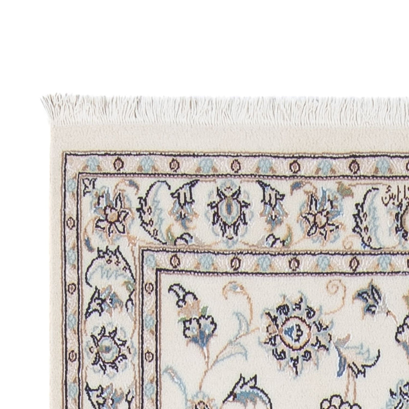 Løber Persisk tæppe - Nain - Premium - 296 x 88 cm - creme