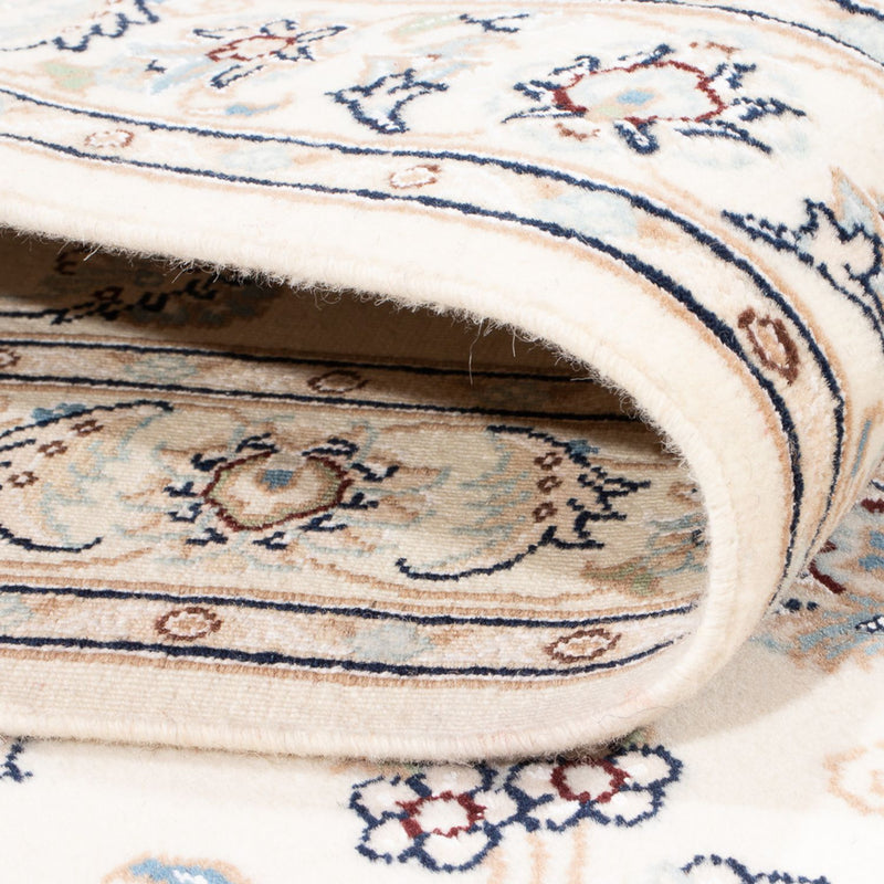 Løber Persisk tæppe - Nain - Premium - 296 x 88 cm - creme