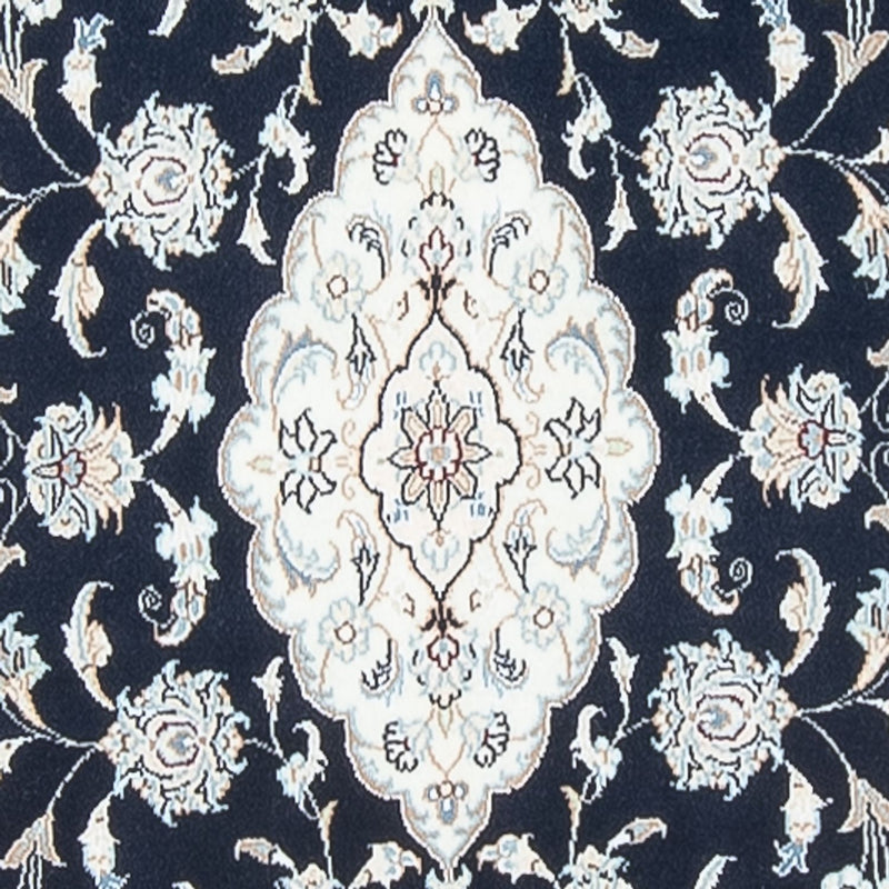 Løber Persisk tæppe - Nain - Premium - 353 x 85 cm - mørkeblå