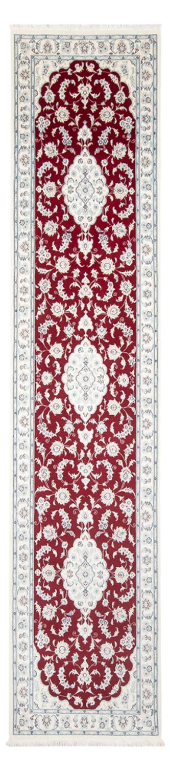Løber Persisk tæppe - Nain - Premium - 352 x 85 cm - rød