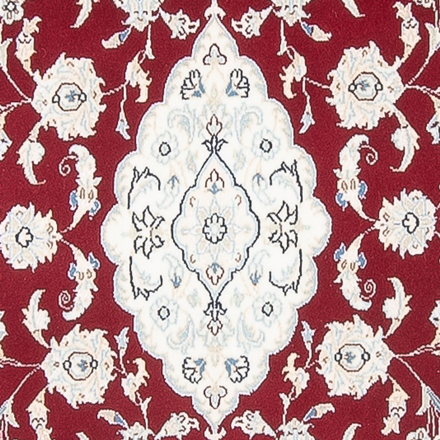 Løber Persisk tæppe - Nain - Premium - 347 x 87 cm - rød