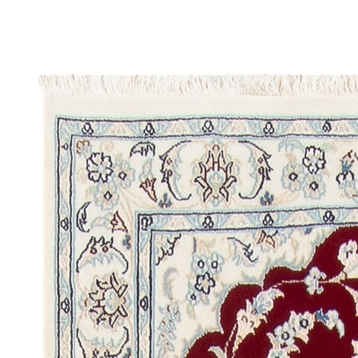 Løber Persisk tæppe - Nain - Premium - 347 x 87 cm - rød