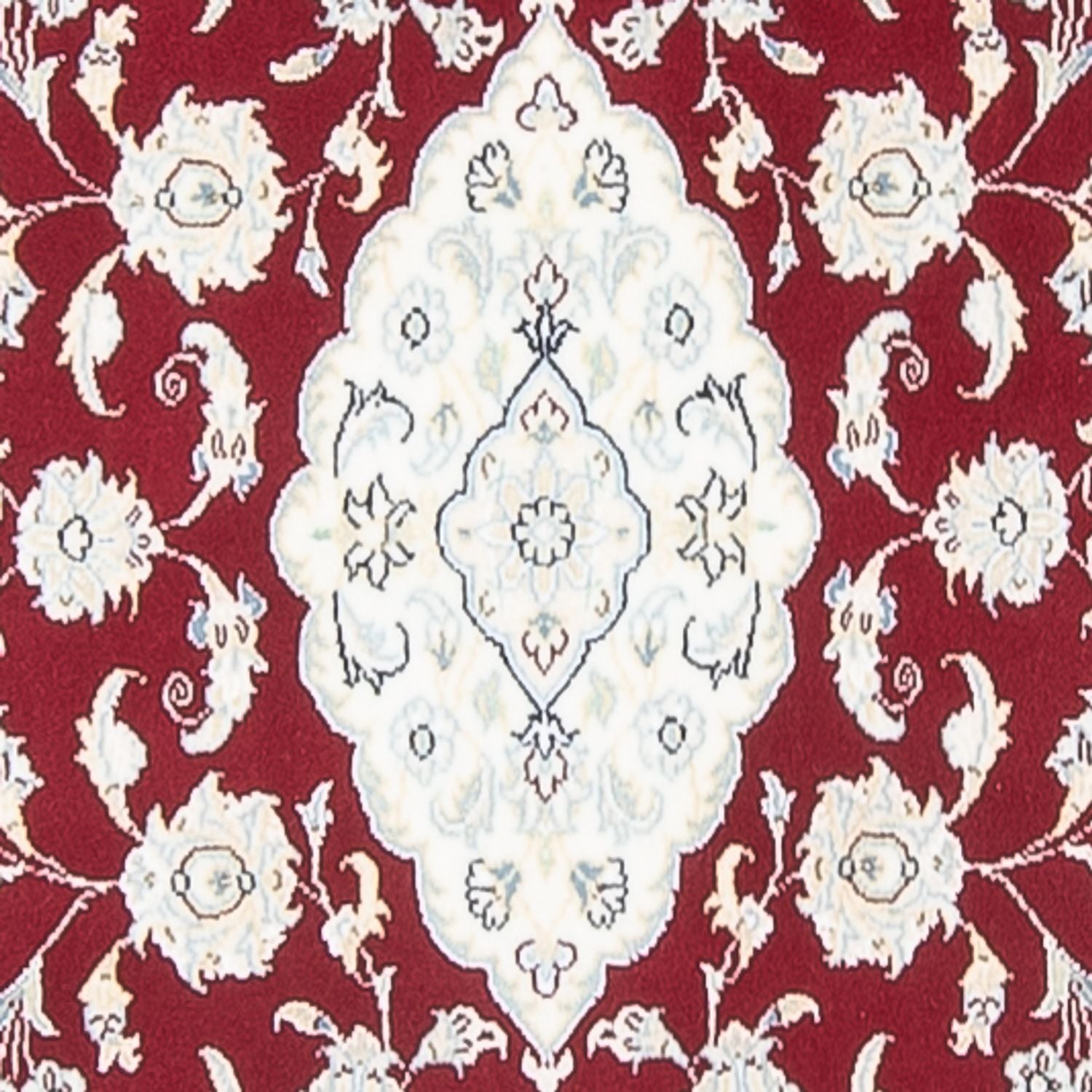 Løber Persisk tæppe - Nain - Premium - 350 x 85 cm - rød