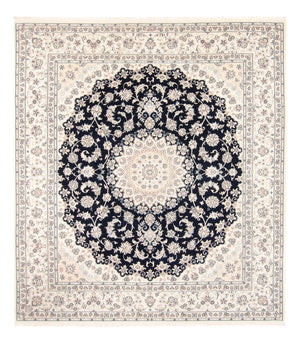 Persisk tæppe - Nain - 263 x 225 cm - mørkeblå
