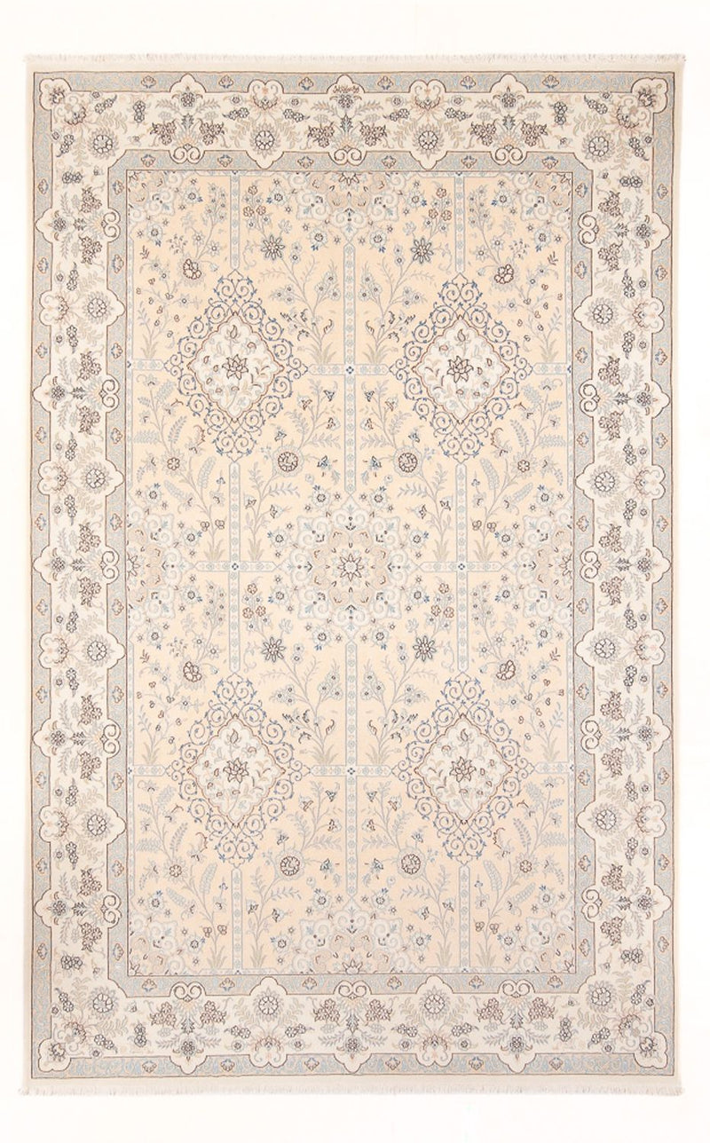 Persisk tæppe - Nain - Premium - 297 x 198 cm - creme