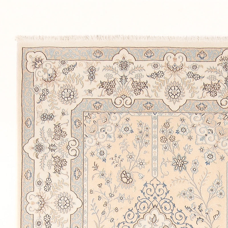 Persisk tæppe - Nain - Premium - 297 x 198 cm - creme