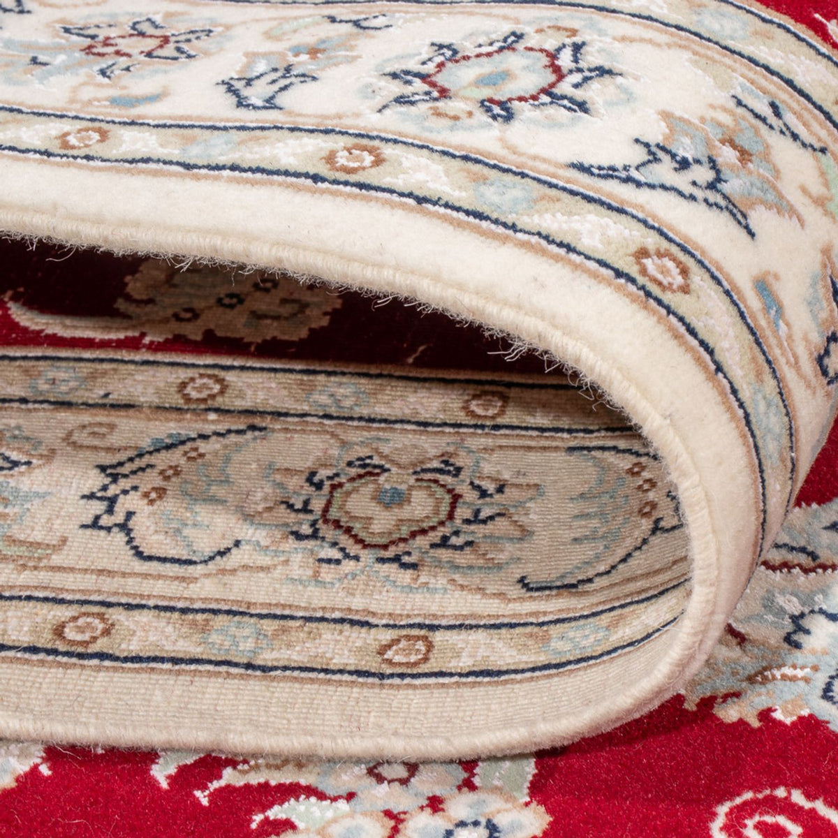 Løber Persisk tæppe - Nain - Premium - 298 x 80 cm - rød